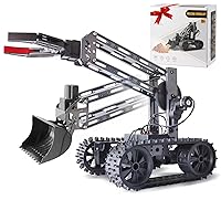 STEM Kits for Kids Ages 8-10, 2 in1 Cool Robotic Arm Kit,Robot Kits for Boys & Girls, Educational Science Toy for Beginners,Best DIY Gifts for Birthday Holiday Xmas.
