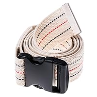 Gait Belt 72inch - Transfer and Walking Assistance with Quick Release Buckle for Caregiver Nurse Therapist 2 inches(Beige)