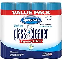 443331 Ammonia Free Glass Cleaner, 19 Oz. (4-Pack) (Packaging May Vary) (4 Case)