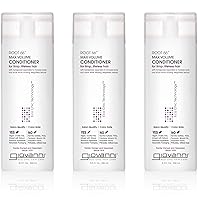 GIOVANNI 2chic Root 66 Max Volume Conditioner - For Fine Hair, Helps Strengthen & Protect Fine, Lifeless Hair, Volumizing Conditioner, Infused with Natural Botanical Ingredients - 8.5 oz (3 Pack)