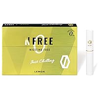 NFREE Lemon Box of 10, IQOS Compatible, Nicotine Zero, Electronic Cigarettes, Heated Tobacco, Non-Smoking Goods, Smoking Reduction, Heat Sticks, 20 Count