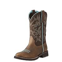 Ariat Delilah Round Toe Western Boots - Women’s Mid-Calf Leather Boot