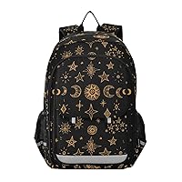 ALAZA Witchery Sun Moon Stars Laptop Backpack Purse for Women Men Travel Bag Casual Daypack with Compartment & Multiple Pockets