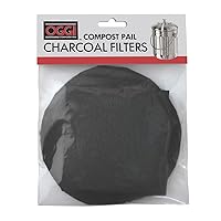 OGGI Set of 2 Charcoal Filters- Replacement Charcoal Filter for Countertop Compost Bin with Lid, Eco Friendly Products