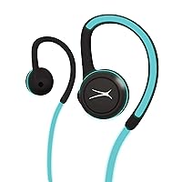 Altec Lansing MZX890-BLK Run Bluetooth Earbuds, Sweatproof, Secure and Lightweight Fit, 8 Hour Battery Life, Hands Free, Sweatproof, Hours of Battery Life, Comfortable Fit, Black