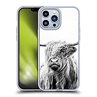 Head Case Designs Officially Licensed Dorit Fuhg Portrait of a Highland Cow Travel Stories Soft Gel Case Compatible with Apple iPhone 13 Pro Max and Compatible with MagSafe Accessories