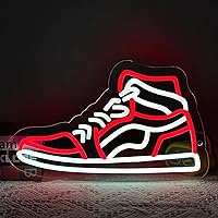 Sneaker Neon Sign,Dimmable Sports Shoe Neon Light for Bedroom,Game Room,Man Cave,Home Party Birthday Party Bar Decor Gift