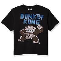 Nintendo Boys' Donkey Kong Press Start Graphic T-shirt