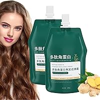 Polypeptide Keratin Burnt Hair Restoring Cream,Nourishing & Conditioning Leave-in Deep Conditioner (2Pcs)