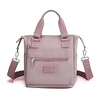 Oichy Small Tote Bags for Women Nylon Crossbody Bags Casual Top Handle Handbag Satchel Shoulder Bag with Pockets