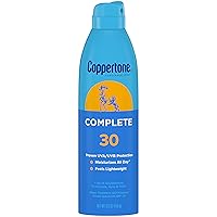 COMPLETE SPF 30 Sunscreen Spray, Lightweight, Moisturizing Sunscreen, Water Resistant Spray Sunscreen SPF 30, 5.5 Oz Spray