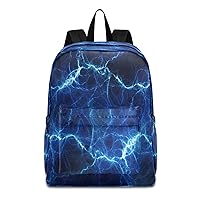 Lightning School Backpack for Kid 5-19 yrs,Lightning Backpack Childen School Bag Polyester Bookbag
