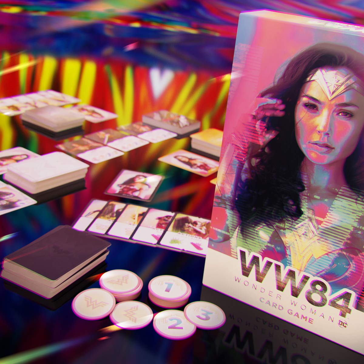 Cryptozoic Entertainment Wonder Woman 1984 Card Game - Be The Super Hero and Save The Most Civilians to Win - DC Comics - for 2 to 4 Players - Ages 14+
