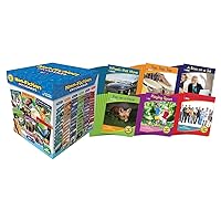 Junior learning Beanstalk Decodable Reader Non Fiction Book Box Set with letters & sounds, multicolor including 72 titles