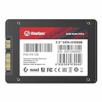 KingSpec 128GB SATA SSD 2.5 inch - Speed up to 550MB/s, Internal Solid State Hard Drive 3D NAND Flash, Compatible with Desktop/Laptop/PC Computer
