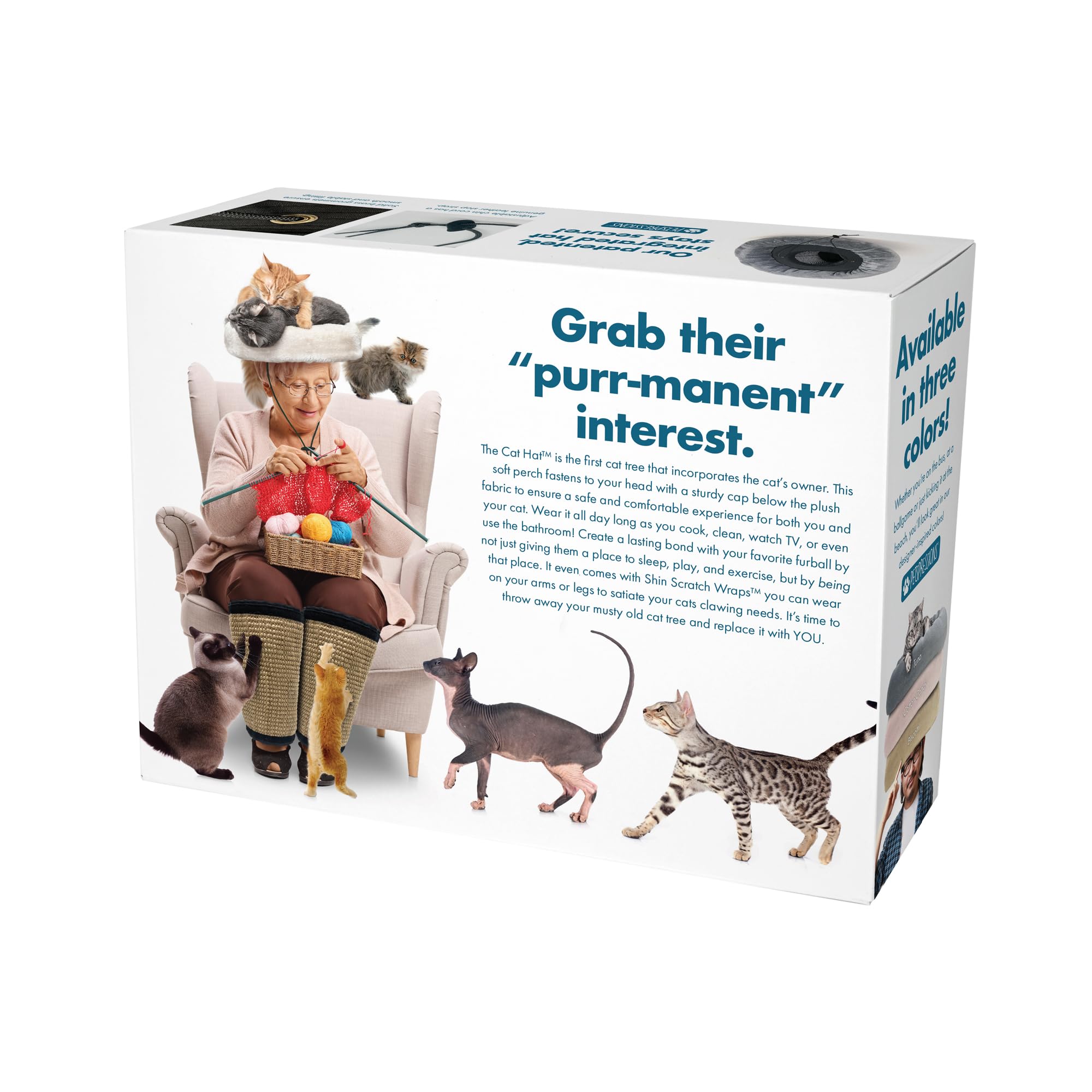 Prank Pack Prank Gift Box, Cat Hat, Wrap Your Real Present in a Funny Authentic Prank-O Gag Present Box, Novelty Gifting Box for Pranksters, Wrap Box