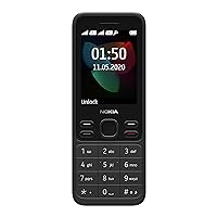 Nokia 150 Version 2020 Feature Phone (2,4 Zoll, 4 MB interner Speicher (erweiterbar auf bis zu 32 GB per MicroSD-Karte), 4 MB RAM, Dual SIM) schwarz