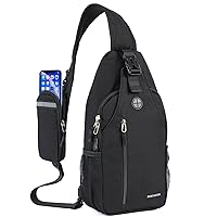 BOSTANTEN Sling Bag, Crossbody Backpack Shoulder Chest Bag for Men Women Travel Hiking Casual Daypack