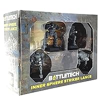 BattleTech: Inner Sphere Striker Lance Force Pack Boxed Set – For The World's Greatest Sci-Fi Miniatures Game Universe - By Catalyst Game Labs