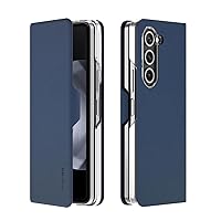 araree Galaxy Z Fold5 Compatible Folio Case [Premium Leather Clasp Latch Flip Case Wireless Charging Compatible Lightweight Shock Absorption Camera Protection Hook Type Cover] Samsung Leather Case