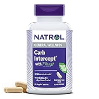Natrol Carb Intercept with Phase 2 Starch Neutralizer, 60 Capsules