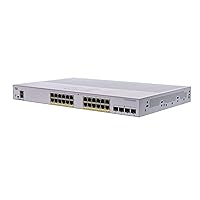 Cisco Business CBS350-24P-4G Managed Switch | 24 Port GE | PoE | 4x1G SFP | Limited Lifetime Protection (CBS350-24P-4G-NA