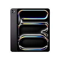 Apple iPad Pro 13-Inch (M4): Ultra Retina XDR Display, 256GB, Landscape 12MP Front Camera/12MP Back Camera, LiDAR Scanner, Wi-Fi 6E, Face ID, All-Day Battery Life — Space Black