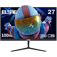 27 Inch Monitor 100Hz, FHD 1080P IPS Computer Monitor, Frameless, 129% sRGB HDR Low Blue Light for Office & Gaming PC Monitor, Type-C & HDMI, FreeSync, VESA