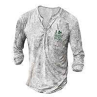 Men's Hoodies Printed T-Shirt Outdoor Retro Button Loose Long Sleeve Top Y2K Hoodies, S-5XL
