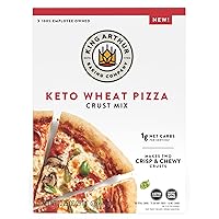 Baking Keto Pizza Crust Mix, 1g Net Carbs Per Serving, Low Carb & Keto Friendly, 10.25 oz