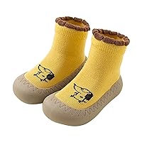 Socks Shoes Unisex Baby Rubber Sole Non-Skid Indoor Floor Slipper Infants Toddlers Boys Girls Shoes Trainers Shoe