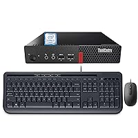 Lenovo ThinkCentre M910x Tiny Desktop Computer, Intel core i7-6700 3.4GHz up to 4.0GHz, 32GB DDR4, 1TB SSD, Wi-Fi, Bluetooth, Wired Keyboard and Mouse, Windows 10 Pro (Renewed)