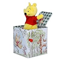 KIDS PREFERRED Disney Baby Winnie The Pooh Jack-in-The-Box - Musical Toy for Babies Multi ,6.5