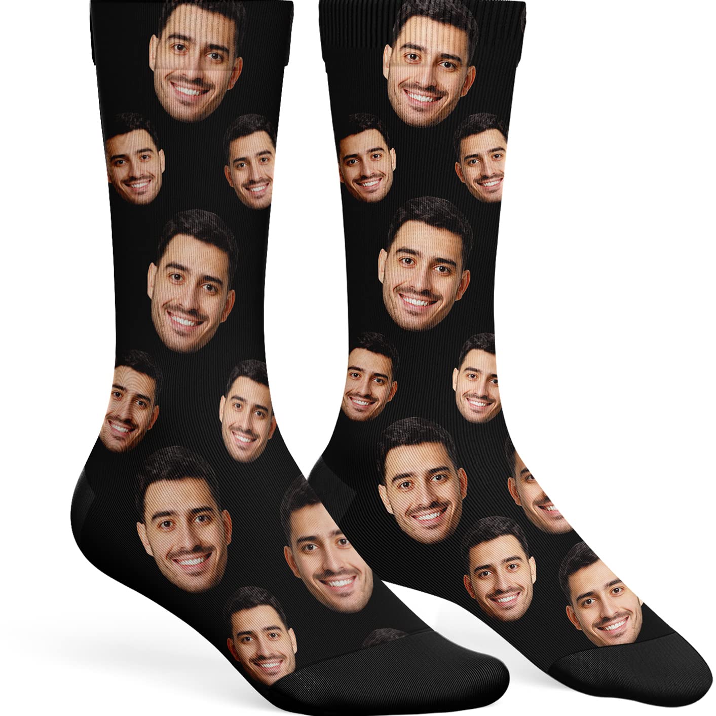 Juantao Custom Face Socks with Photo Novelty Personalized Picture Socks Customized Funny Gifts for Men Women