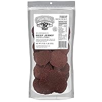 Old Trapper Double Eagle Beef Jerky, Peppered Flavor, 21oz. 80-Count Package, Natural Wood Smoked Meat Snacks, 10 Grams of Protein and 80 Calories per Serving (Pack of One)