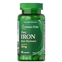Easy Iron 28 mg (Iron Glycinate)-90 Capsules