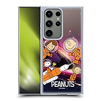 Head Case Designs Officially Licensed Peanuts Deep Space Secrets of Apollo 10 Soft Gel Case Compatible with Samsung Galaxy S23 Ultra 5G and Compatible with MagSafe Accessories