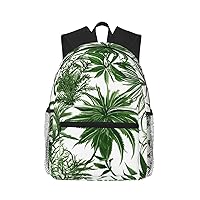 Flowering Herbs And Herbaceous Plants Print Backpack Lightweight,Durable & Stylish Travel Bags, Sports Bags, Men Women Bags
