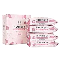 The Honest Company Nourish + Cleanse Naturally Scented Wipes | Cleansing Multi-Tasking Wipes | 99% Water, Plant-Based, Hypoallergenic | Sweet Almond, 240 Count