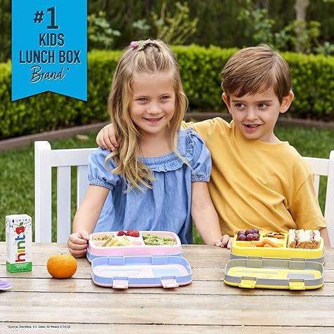 Bentgo® Kids Prints Leak-Proof, 5-Compartment Bento-Style Kids Lunch Box - Ideal Portion Sizes for Ages 3 to 7 - BPA-Free, Dishwasher Safe, Food-Safe Materials (Unicorn)