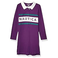 Nautica Girls' Short Sleeve Knit Pique Polo Dress