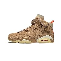 Jordan Men's Air 6 Retro DH0690 200 Travis Scott - British Khaki - Size