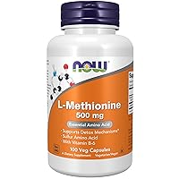 Supplements, L-Methionine 500 mg with Vitamin B-6, Supports Detoxification*, Amino Acid, 100 Capsules