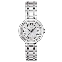 Tissot womens Bellissima 316L stainless steel case Dress Watch Grey T1260101101300