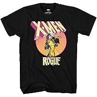 Marvel Graphic Tees Mens Shirts - X-Men T Shirt - Rogue Circle Comics Shirts for Men (XX-Large) Black