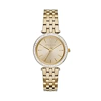 Michael Kors Darci Women's Watch, Stainless Steel and Pavé Crystal Watch for Women