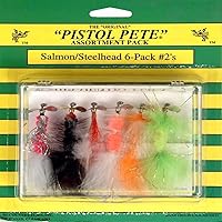 Pistol Pete Hi-Country Fishing Flies, Size 2, Salmon/Steelhead
