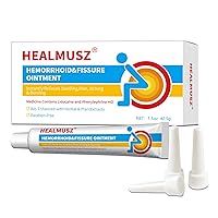 Hemorrhoid Cream, Hemorrhoids Ointment with 4% Lidocaine Cream and Phenylephrine HCI for Rapid Relief of Pain, Swelling, Discomfort and Itching (1.5Ounce (Pack of 1))
