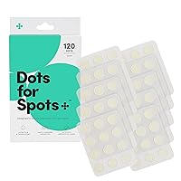 Dots for Spots Blemish Patches - Translucent Hydrocolloid Patch Spot Treatment Stickers for Face and Body - Fast-Acting, Vegan & Cruelty Free Skin Care (1 Count (Pack of 120))