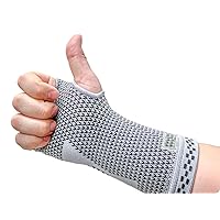 Compressa Wrist Compression Sleeve - Helps Relieve Carpal Tunnel, Tendonitis & Reduces Swelling - All Day Comfort for Joint Support